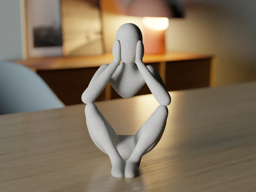 Adorno Escultura Abstracta Abrazo De Lo Invisible