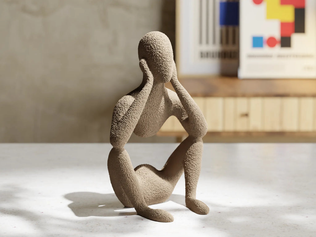 Adorno Escultura Abstracta Introspección Viaje Interior