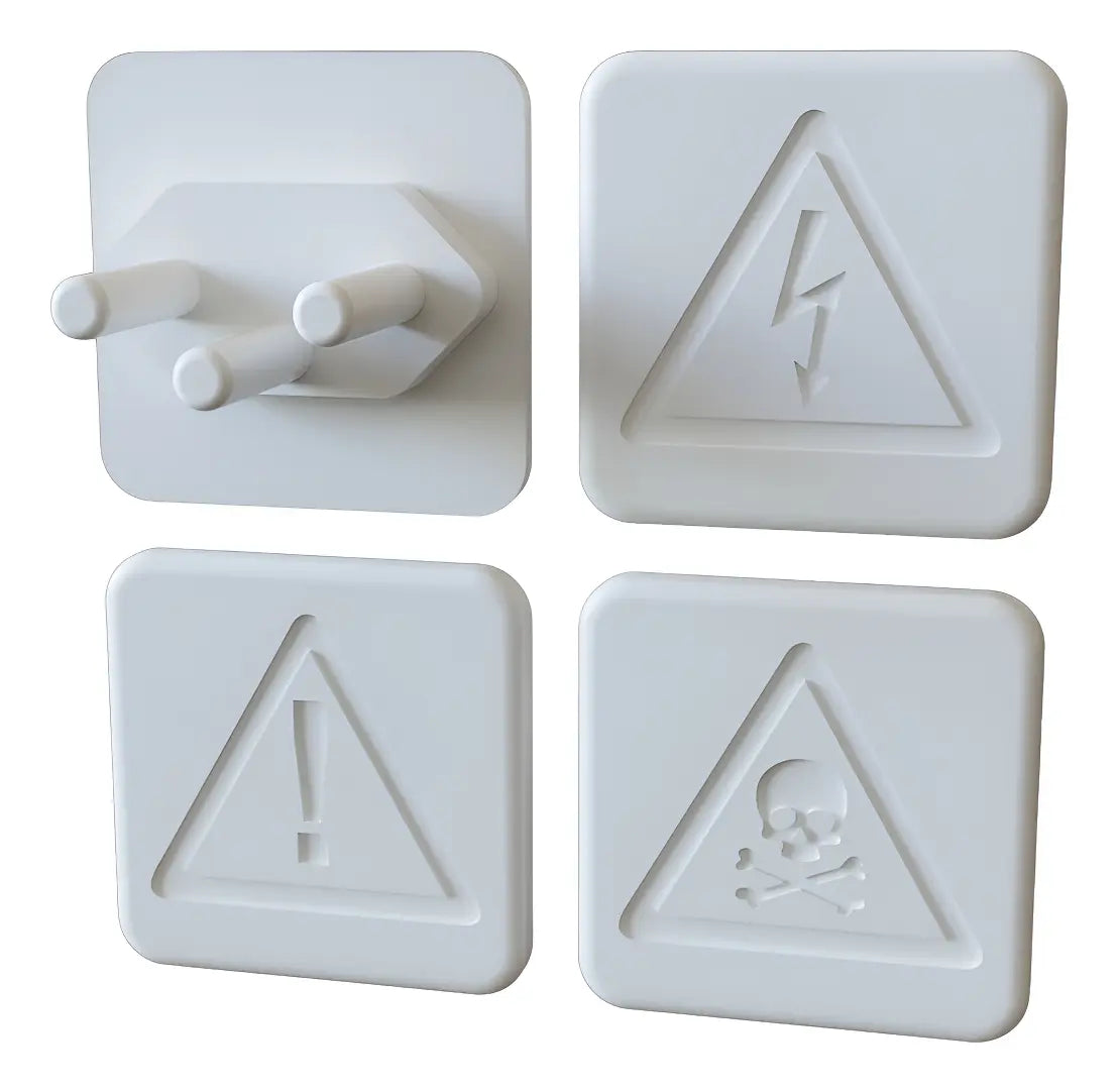 Tapa De Seguridad Para Enchufes Tipo J - Pack 6 unidades