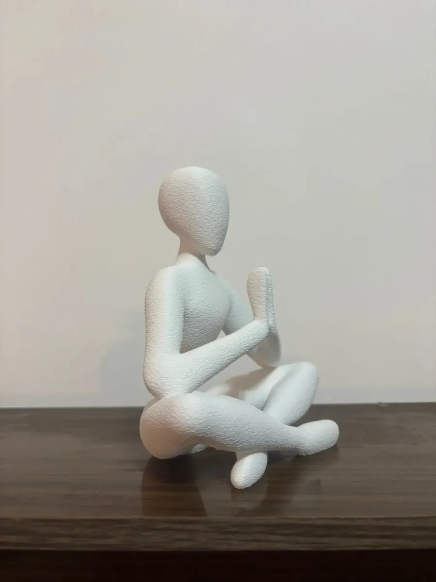 Adorno Escultura Abstracta Oración De Contemplación
