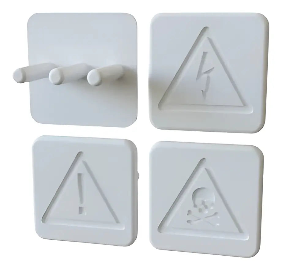 Tapa De Seguridad Para Enchufes Tipo L - Pack 6 unidades