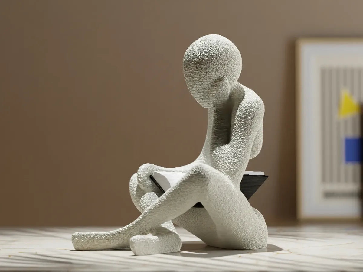Adorno Escultura Abstracta Del Pensador