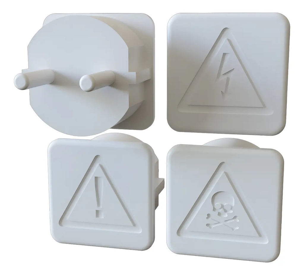 Tapa De Seguridad Para Enchufes Tipo Schuko  - Pack 6 unidades