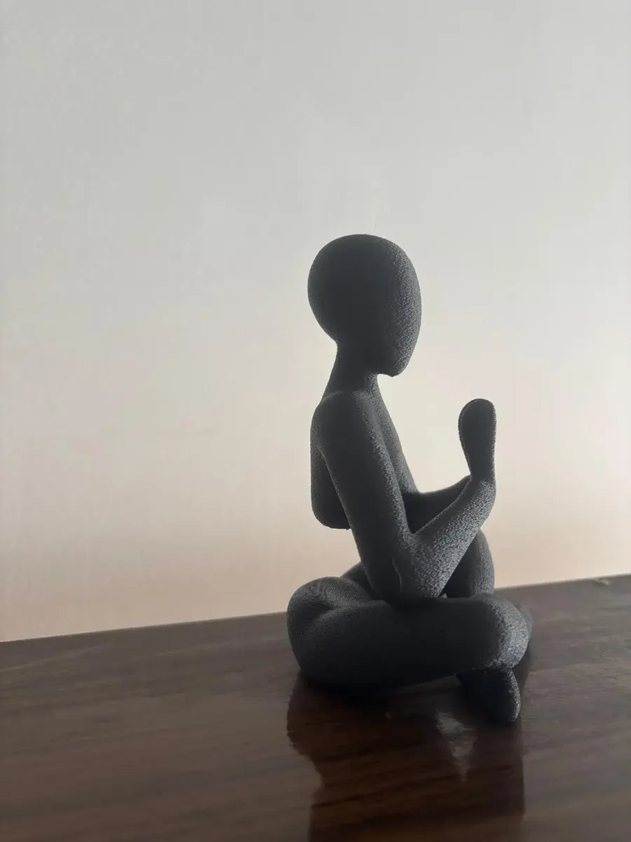 Adorno Escultura Abstracta Oración De Contemplación