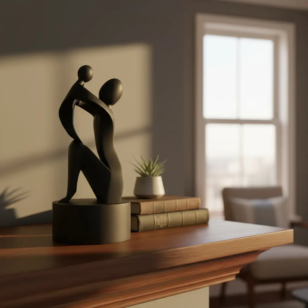 Estatua Decorativa Madre E Hijo Regalos Exclusivos