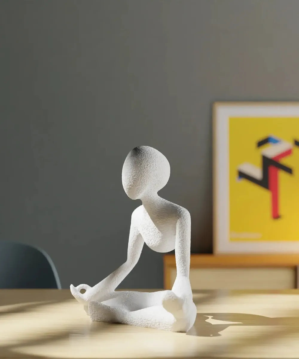 Adorno Escultura Abstracta De Meditación