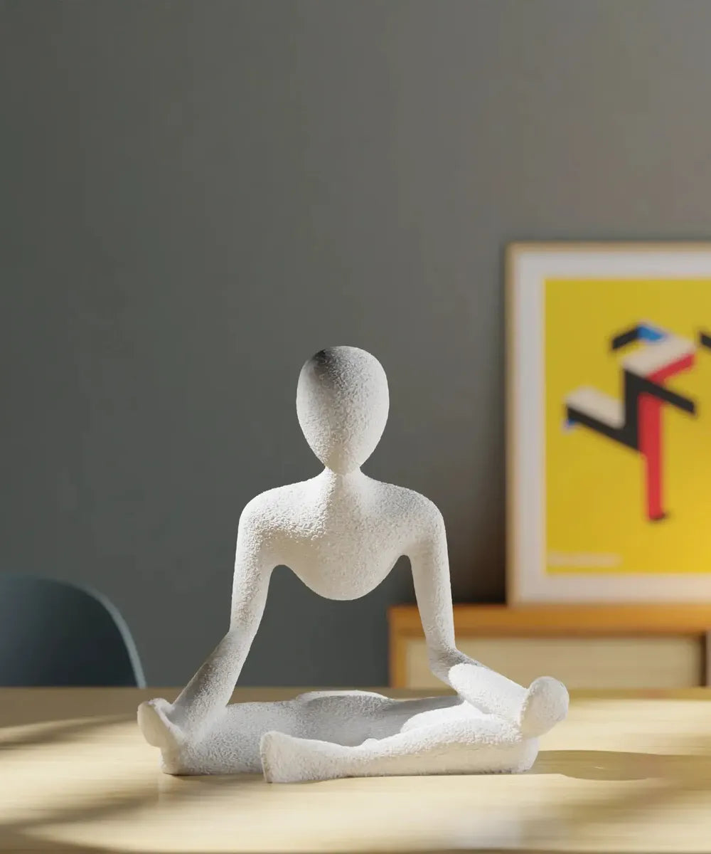 Adorno Escultura Abstracta De Meditación