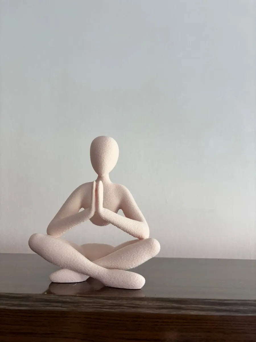 Adorno Escultura Abstracta Oración De Contemplación